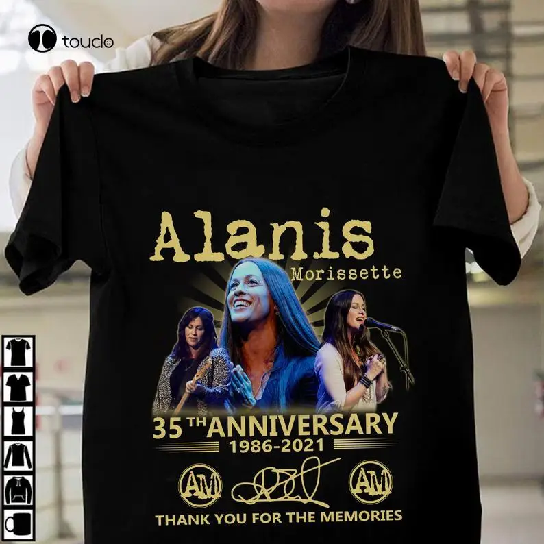 Camiseta Alanis Morissette 35Th Anniversary 2021 Thank You For The Memories, camiseta Alanis Morissette|Camisetas| - AliExpress