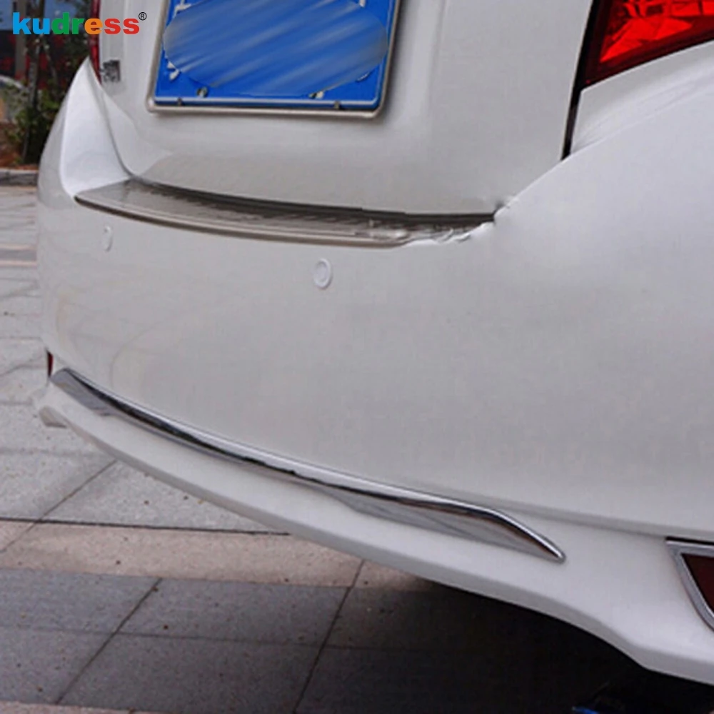 Для Toyota Vios Yaris 4dr Седан 2013 2014 ABS хромированная крышка задней крышки багажника хвост