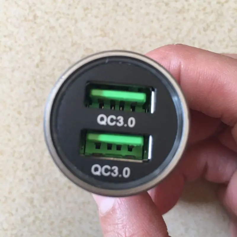 Быстрая зарядка 3,0 двойной USB QC3.0 автомобильное зарядное устройство адаптер питания для samsung Xiaomi htc U1JA