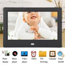 7 дюймов HD 1024*600 ips Экран цифровая фоторамка светодиодный электронный альбом