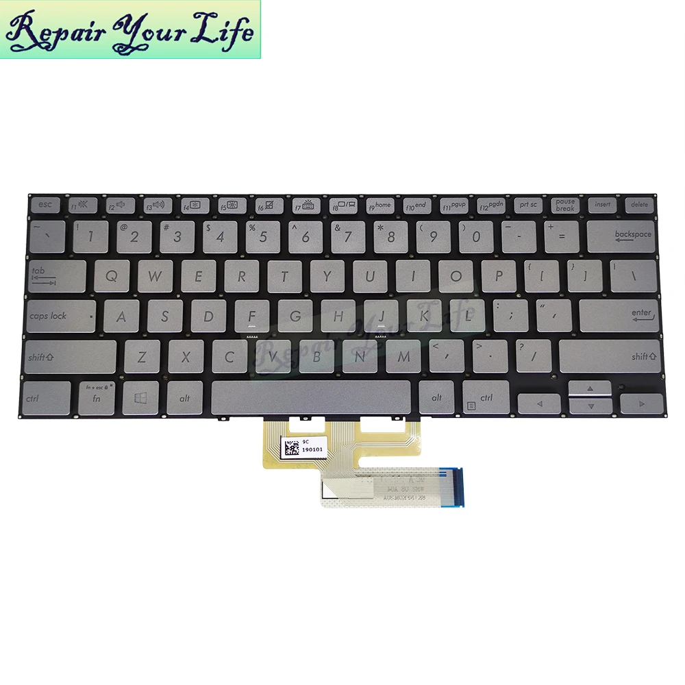 US UK CF Backlit keyboard for ASUS ZenBook flip 14 UX462 UX462DA