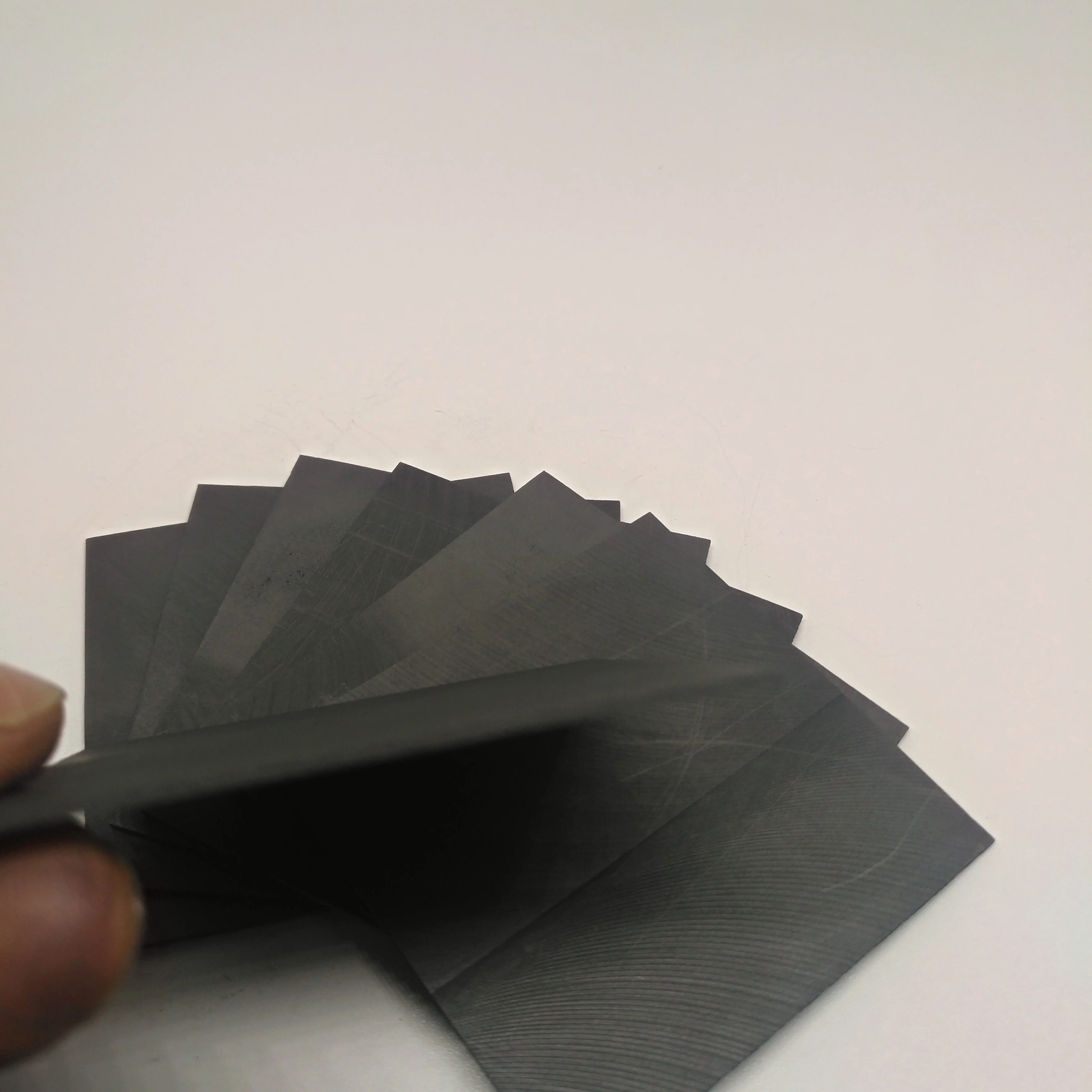 5 Pack Pure Graphite Electrode Rectangle Plate Sheet Decor Set 50*40*3mm Portabl 