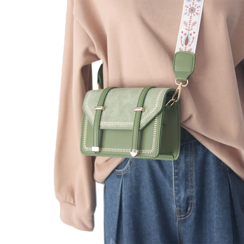 

Vintage Women's Pu Leather Shoulder Bags Fashion Simple Female Crossbody Bags Tote High Quality Ladies Shoulder Messenger Bag