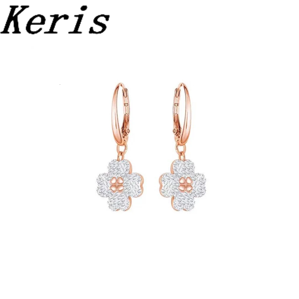 

High quality swa true elegance clover lady swaying elegant earrings