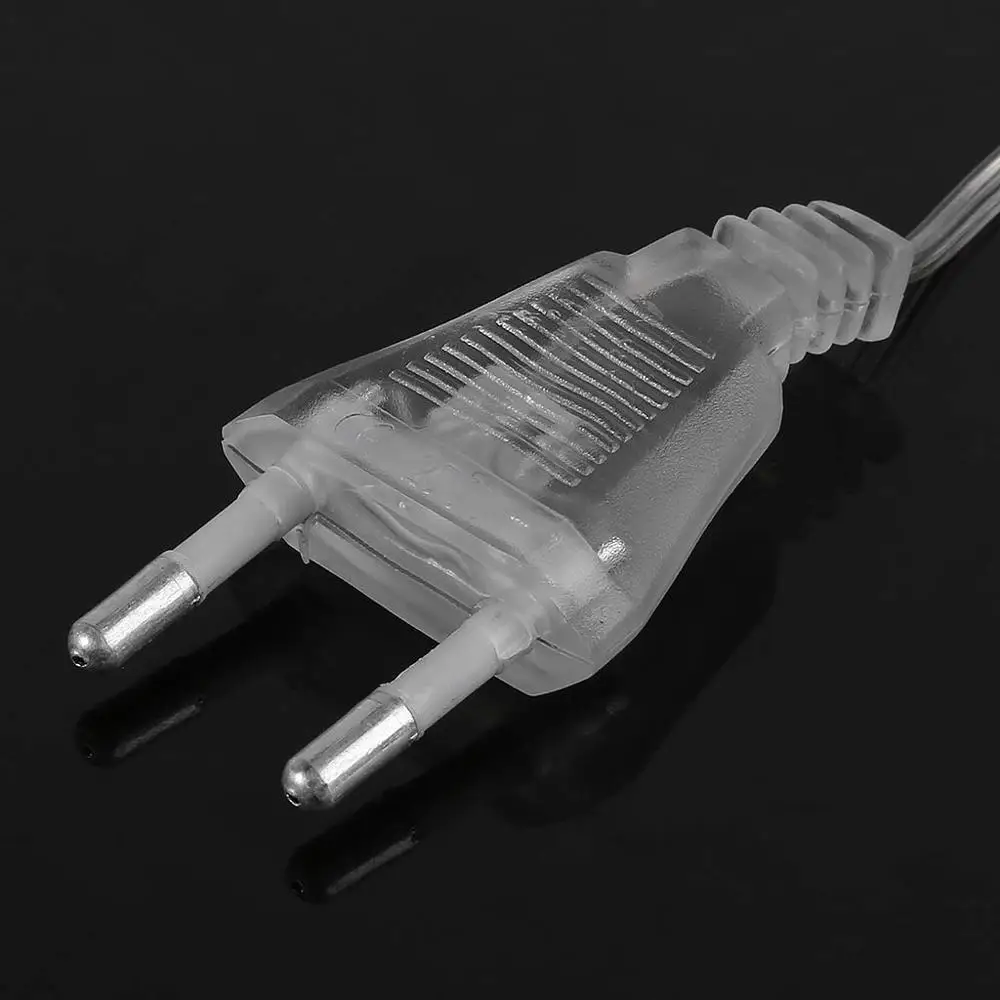 3 м вилка европейского стандарта 220V удлинитель светодиодный Шторы светильник строка Мощность Удлинительный кабель провода для дома AC рождественские комнатные украшения светильник s