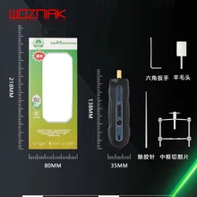 A9 Rechargeable dégommage Machine OCA lumière froide enlever la colle coupe téléphone portable écran LCD équipé d'une lampe de dépoussiérage