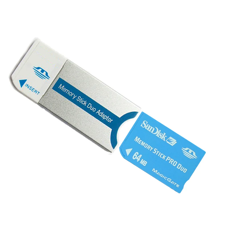 sandisk 256MB 64MB Memory Stick Pro Duo карты памяти с адаптером Memory Stick Pro Duo