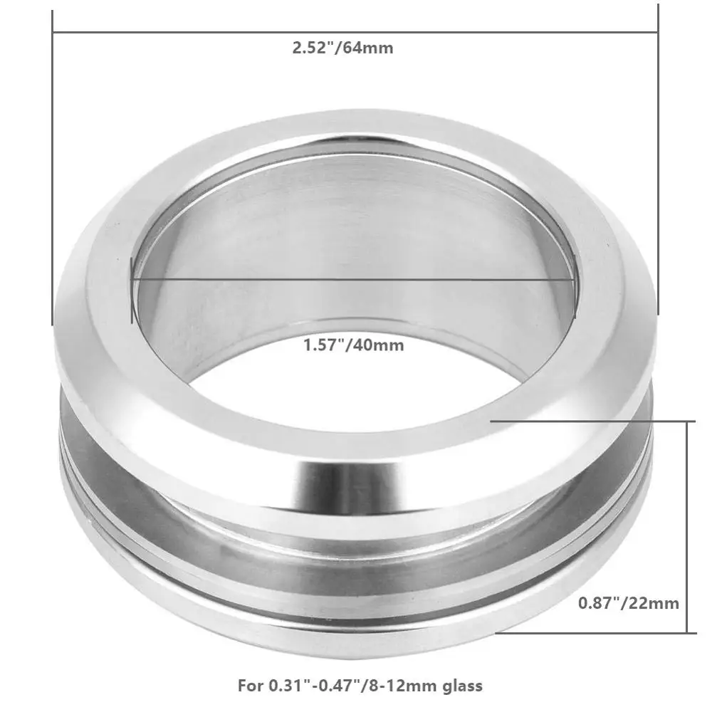 CK240-64MM Нержавеющая сталь раздвижная душевая дверь ручка Ванная комната Стекло ручки для шкафов и ящиков - Цвет: CK240-64MM
