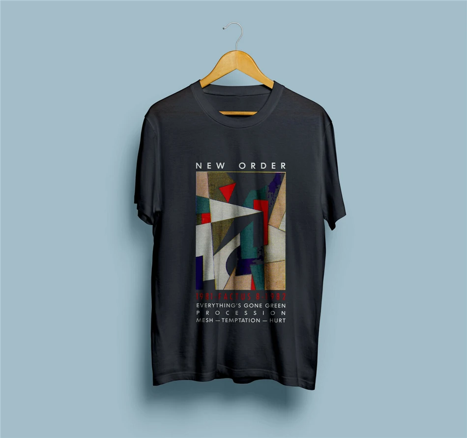 Новый заказ Factus 8 дизайн Joy Division футболка Размер S-2Xl Удобная | Мужская одежда