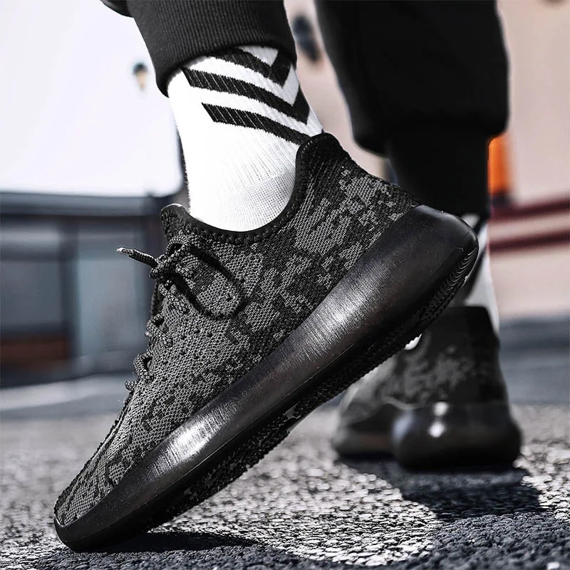 

Hot Selling Stars Reflective Athletic Shoes 2019 Autumn And Winter New Style Fly Woven 350v2 Coconut Shoes