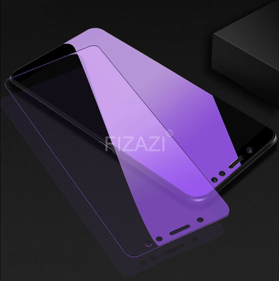 Светильник с защитой от синего излучения Защитная пленка для Xiaomi mi 8 Lite Pro 9 SE закаленное стекло для mi PocoPhone F1 A2 A3 Black Shark 2