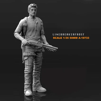 Набор фигурок из смолы 1/35 самосборный солдат A 19733|Наборы для сборки моделей| |