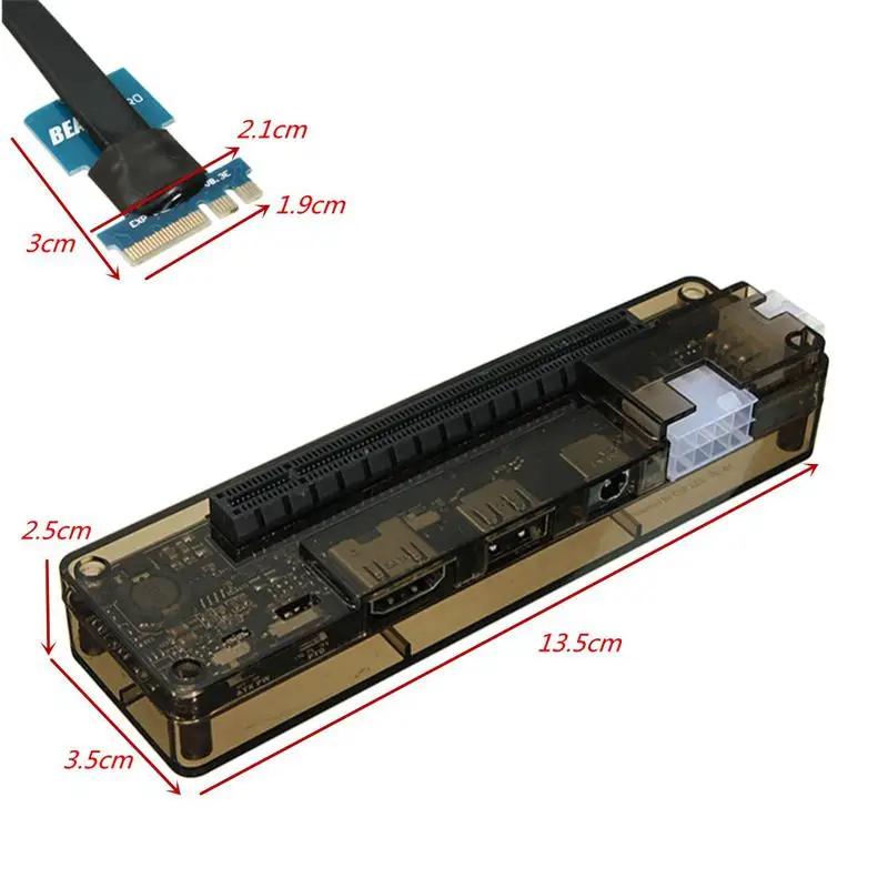 V8.0 EXP GDC Beast Laptop External Independent Video Card Dock NGFF Notebook PCI-E Expansion Device good video card for gaming pc