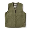 OK0403 Lamb Fleece Vest Men Winter Thicken Sport Outwear Keep Warm Zipper Pocket Decoration Solid Color Waistcoat 4