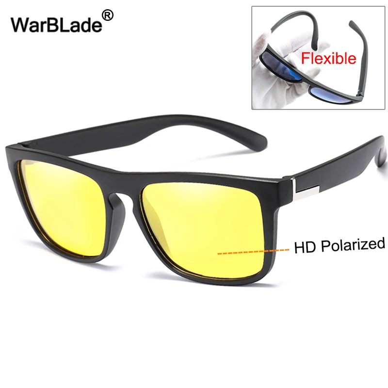 WarBLade, Ретро стиль, поляризационные солнцезащитные очки для мужчин и женщин, для вождения, квадратный стиль, солнцезащитные очки, мужские очки, мягкая оправа, UV400, очки Gafas De Sol