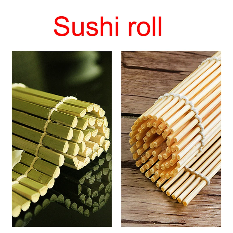 Новинка 1 шт. инструмент для суши бамбуковый коврик раскатки DIY рисовый онигири