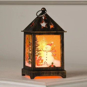 

LED figure "Lantern color bronze, Snowman", 1 LED, 13x6x6 cm, baht. 3хLR44, T / WHITE 4843953