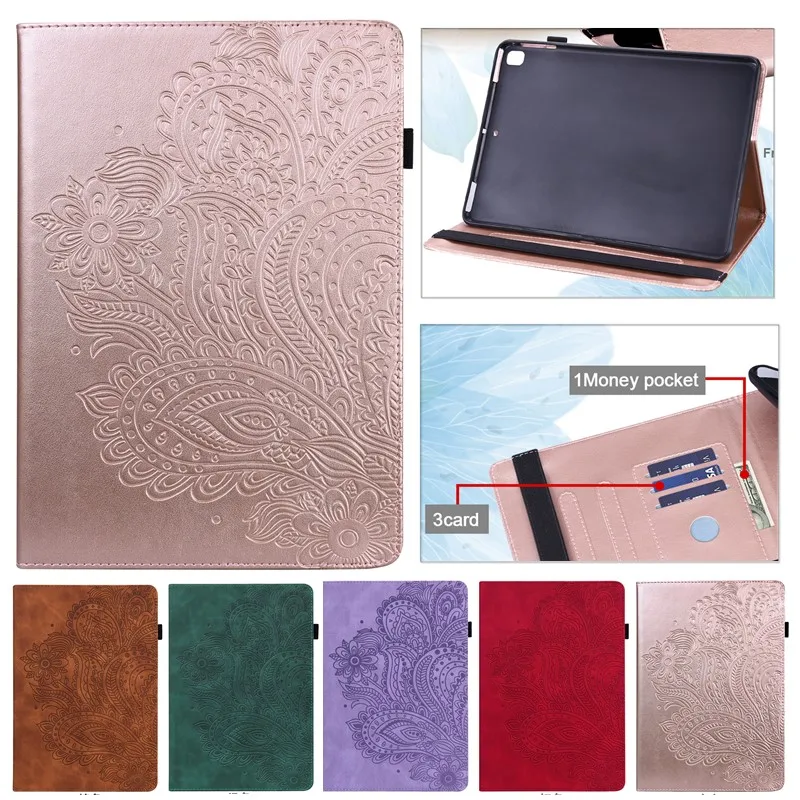 Custodia Per Tablet Samsung Galaxy Tab A7 2020 10.4 Sm-T500 T505/A7 Lite 8.7 Sm-T220 Fiore Per Funda Samsung Tab A7 Cover T500 + Pellicola
