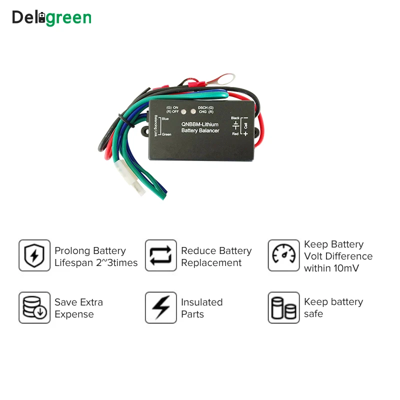 Qnbbm 1s Balanceador de Bateria Ativa para Li-ion Li-po Lifepo4 Lto 18650 Pacotes de Bateria Faça Você Mesmo com Indicador Led Patente Dupla Única - Image 3