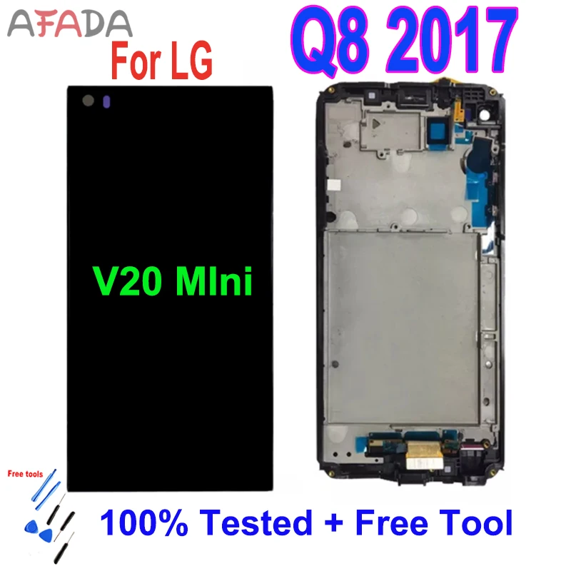 ЖК-дисплей 5 2 дюйма для LG Q8 2017 H970 сменный сенсорный экран V20 Мини ЖК-дигитайзер в
