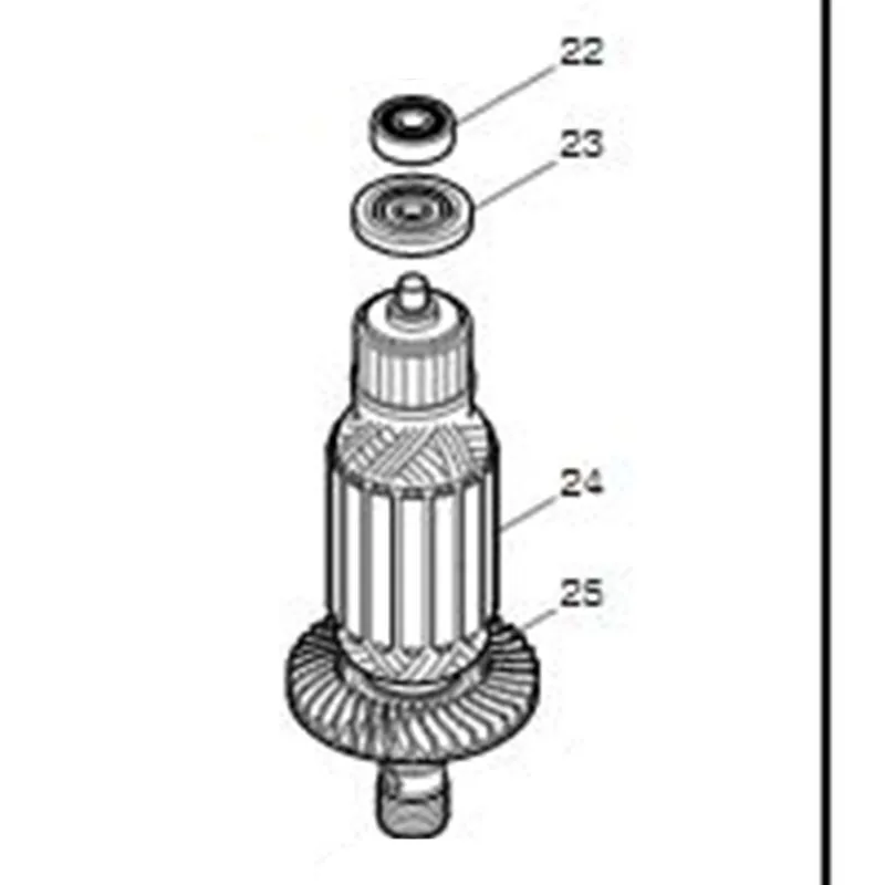 AC220-240V MAKITA 517813-7 ротор якорь электродвигателя для RP2301FC ротора