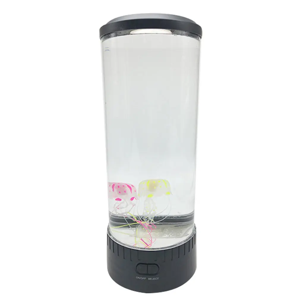 

Led Jellyfish Night Light Home Aquarium Decoration Lights Bedside Lamp Creative Atmosphere Lights Fashion Beautiful USB Charging