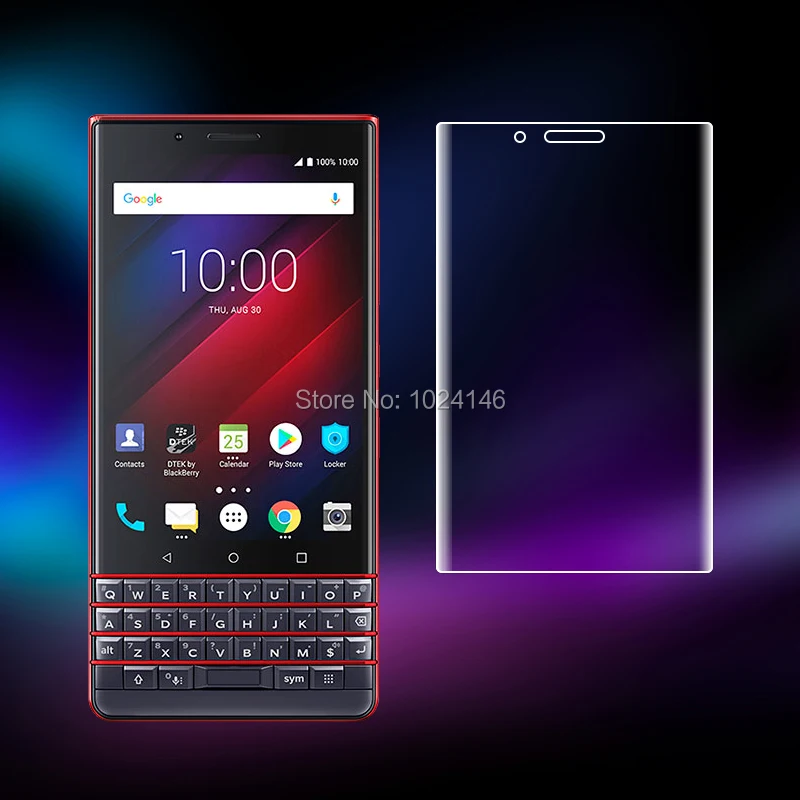 Pellicola Salvaschermo In Tpu Trasparente A Copertura Totale Anteriore Per Blackberry Key2 Le 4.5 "Parti Curve (Non In Vetro)