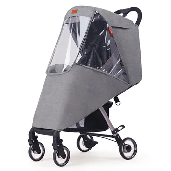 

Baby Stroller Full Cover Transparent Weather Protection Cover Children's Car Rain Cover Umbrella Car Windshield Warm Cover Cart