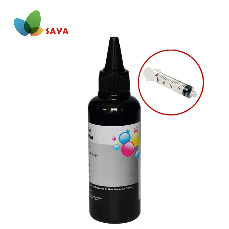 Printer Ink dye Refill Ink for HP Inkjet Printer Black ink General for all  HP Printers kit for CISS Ink Cartridges 100ml/ Bottle - AliExpress