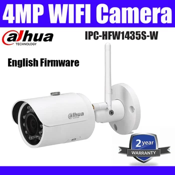 

Dahua IPC-HFW1435S-W 4MP wifi IP Camera H.265 IR 30m English version replace IPC-HFW2325S-W IPC-HFW1320S-W network Bullet camera