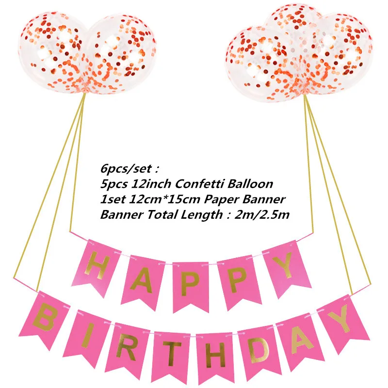 Banner Confetti Вывеска для маленьких мальчиков и девочек, детский душ, вечерние гирлянда для развешивания, пол, показ, украшение, банты, вечерние мероприятия - Цвет: Banner Confetti