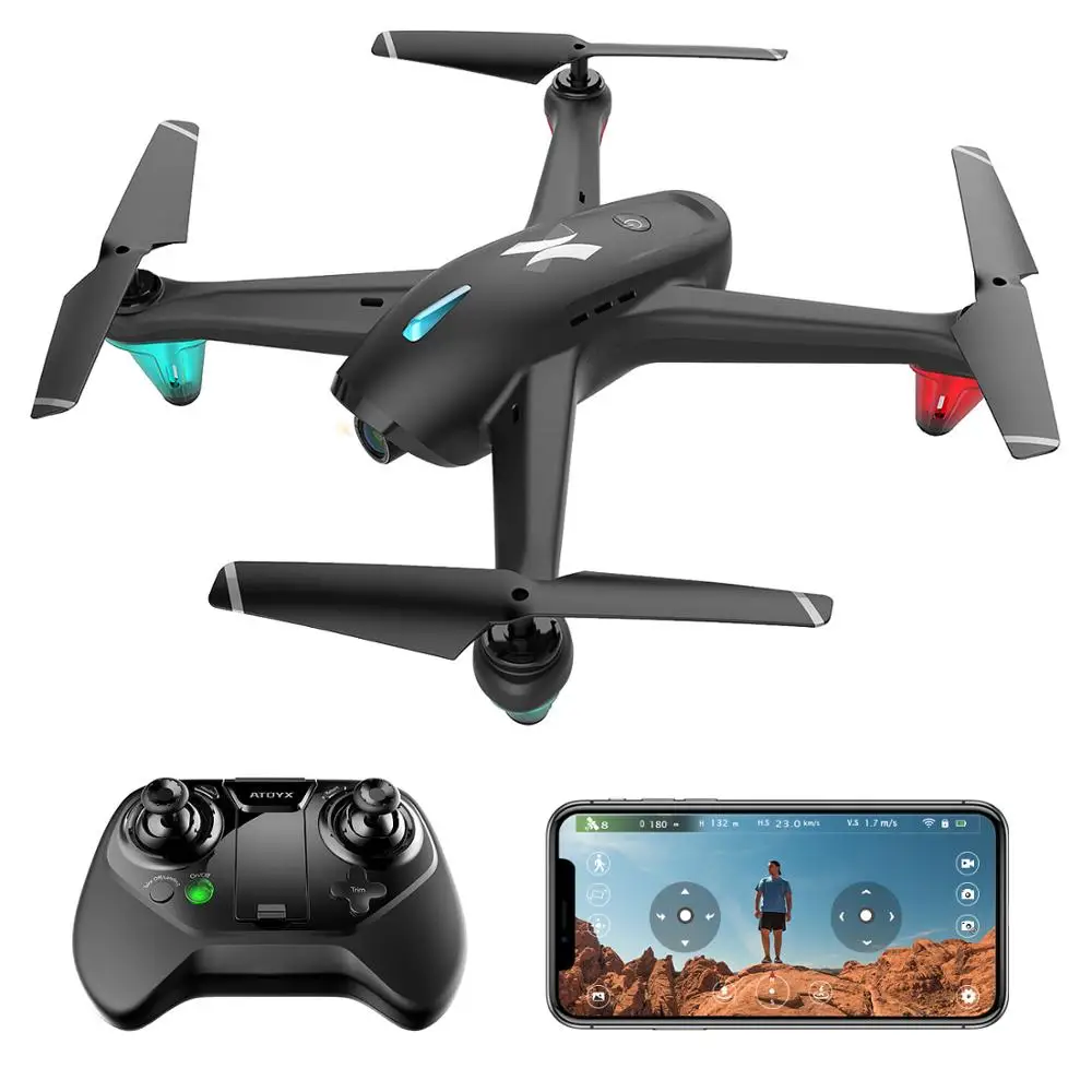 

GPS FOLLOW ME WIFI FPV Quadcopter With 4K/1080P HD Wide Angle Camera Foldable Altitude Hold Durable RC Drone 30Mins Fly