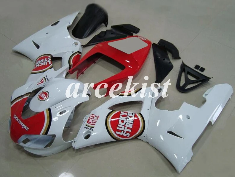 4 подарки ABS полный обтекатель комплект подходит для YAMAHA YZF-R1 R1 1998 1999 98 99 кузов набор синий - Цвет: red white