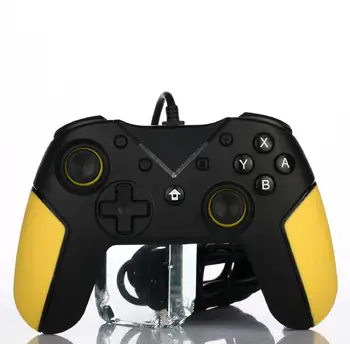 

Wired Gamepad 3.5mm Headphone Vibration Jack Supports Voice Chat Adjustable Volume for Switch Computer Pc Controller