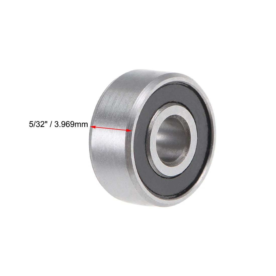 Uxcell R2-2RS глубокий шаровой подшипник 1/" x3/8" x5/3" герметичные GCr15 Подшипники 5 шт