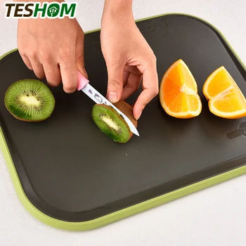 

Leakproof Block Fruit Home Vegetable Double-sided Multifunction Cooking Accessories Meat Non Slip Cutting Chopping Board Kitchen