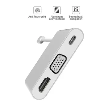 

Type-C Docking Station USB Hub Adapter 4K HDMI Port Adapter Docking Station