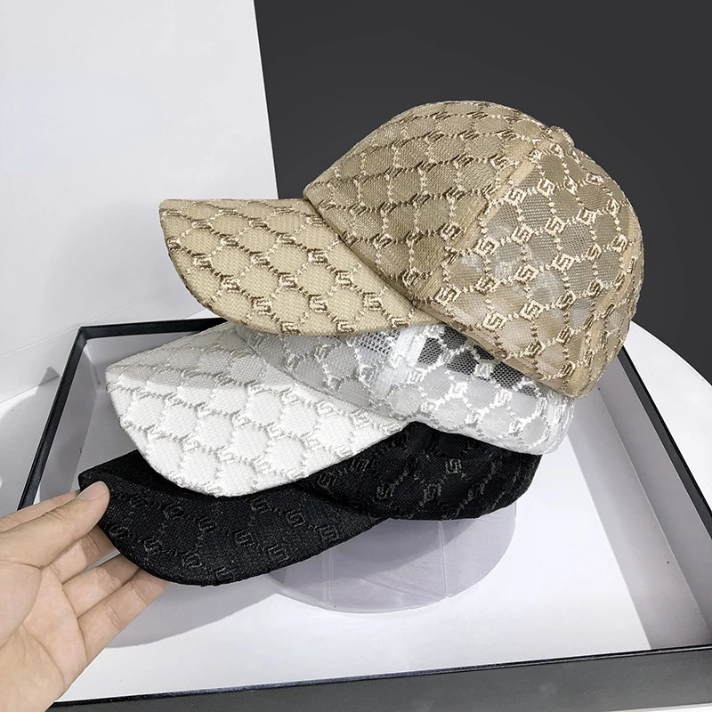 Hat Men Sun Hats Golden Hip Hop 