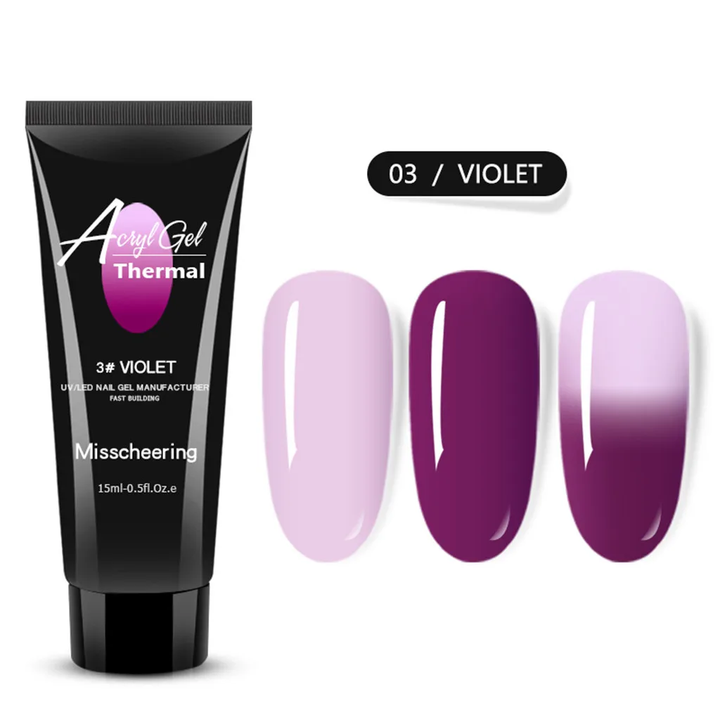 Флуоресцентный неоновый светящийся Гель-лак для ногтей для свечения в темноте 6 цветов полуперманентный УФ-лак для ногтей - Цвет: C
