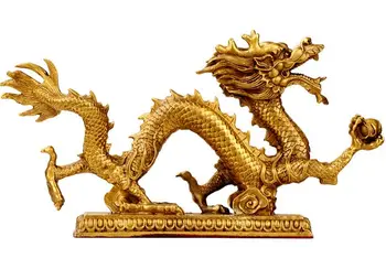 

Feng Shui Pure Copper Dragon Green Dragon Han Dragon Dragon Base 12 Zodiac Dragon Decoration Lucky Copper Dragon Ornament