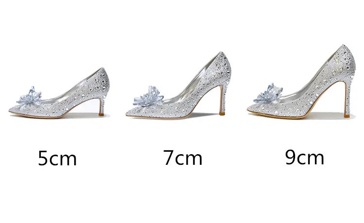 Rhinestone shoes Heels