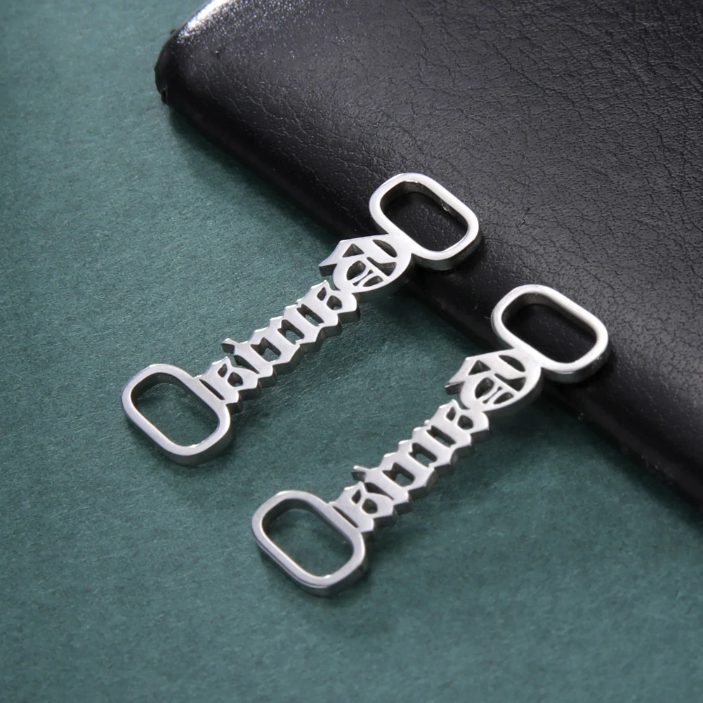 Lemegeton Custom Name Schuh Schnalle Personalisierte Edelstahl Schnürsenkel Schnalle Turnschuhe Tag Für Frauen Männer Familie Schmuck Geschenk – Detail 13