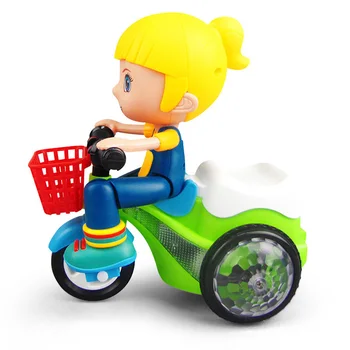 

Electric Tricycle Toy with Music Light 360 Degree Driving Battery Powered E2S