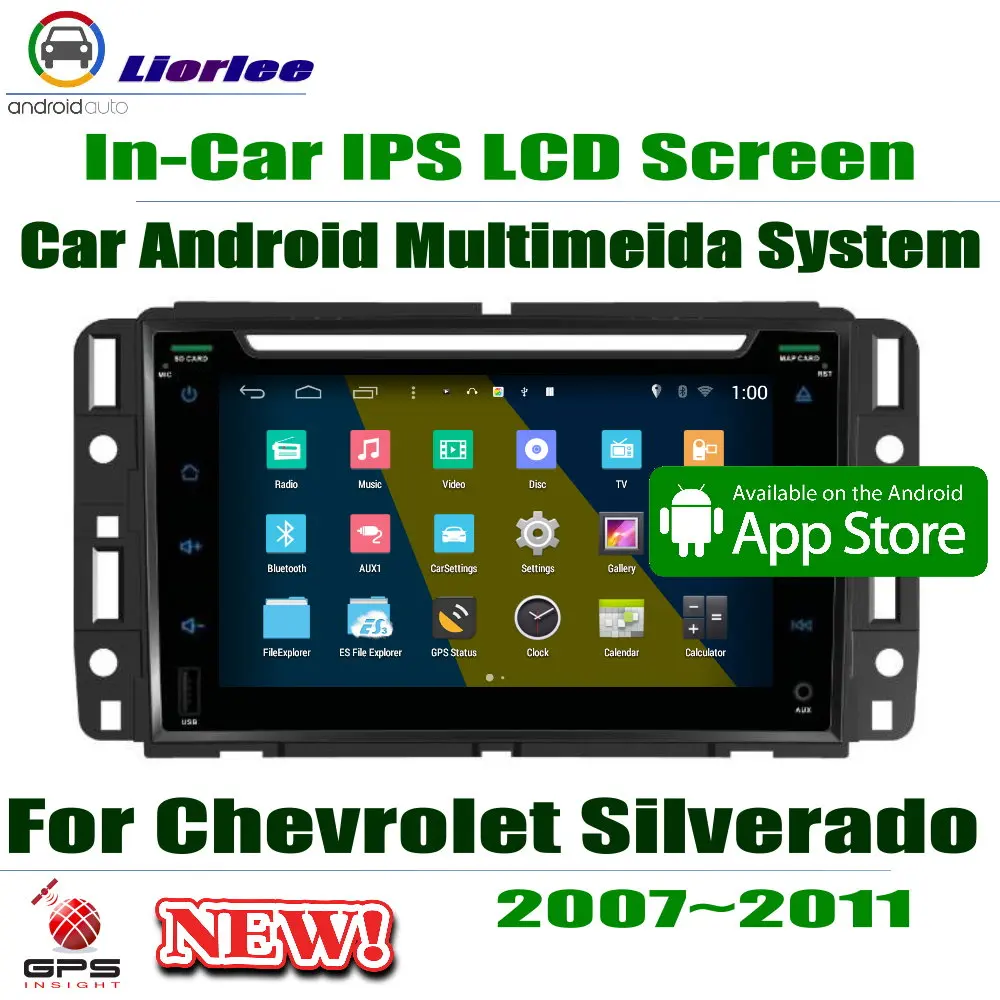 

For Chevrolet Silverado 2007~2011 2DIN Car Android Player DVD GPS Navigation System HD Screen Radio Stereo Integrated Multimedia