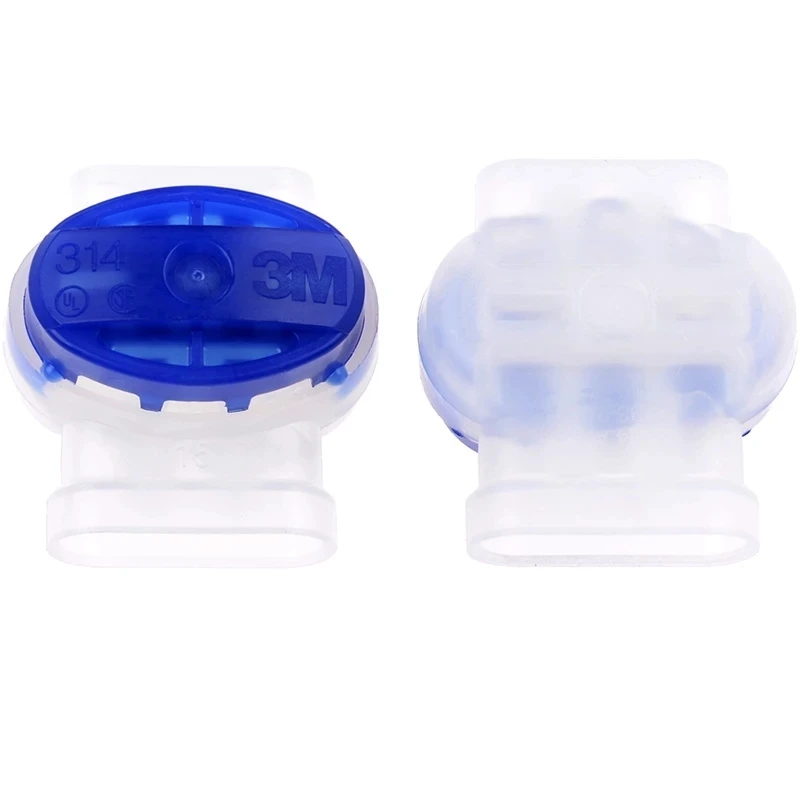 

Оригинальные влагостойкие электрические разъемы Scotchlok 3M 100 для проводов 22-14AWG 314-0,65, 1,63 шт.