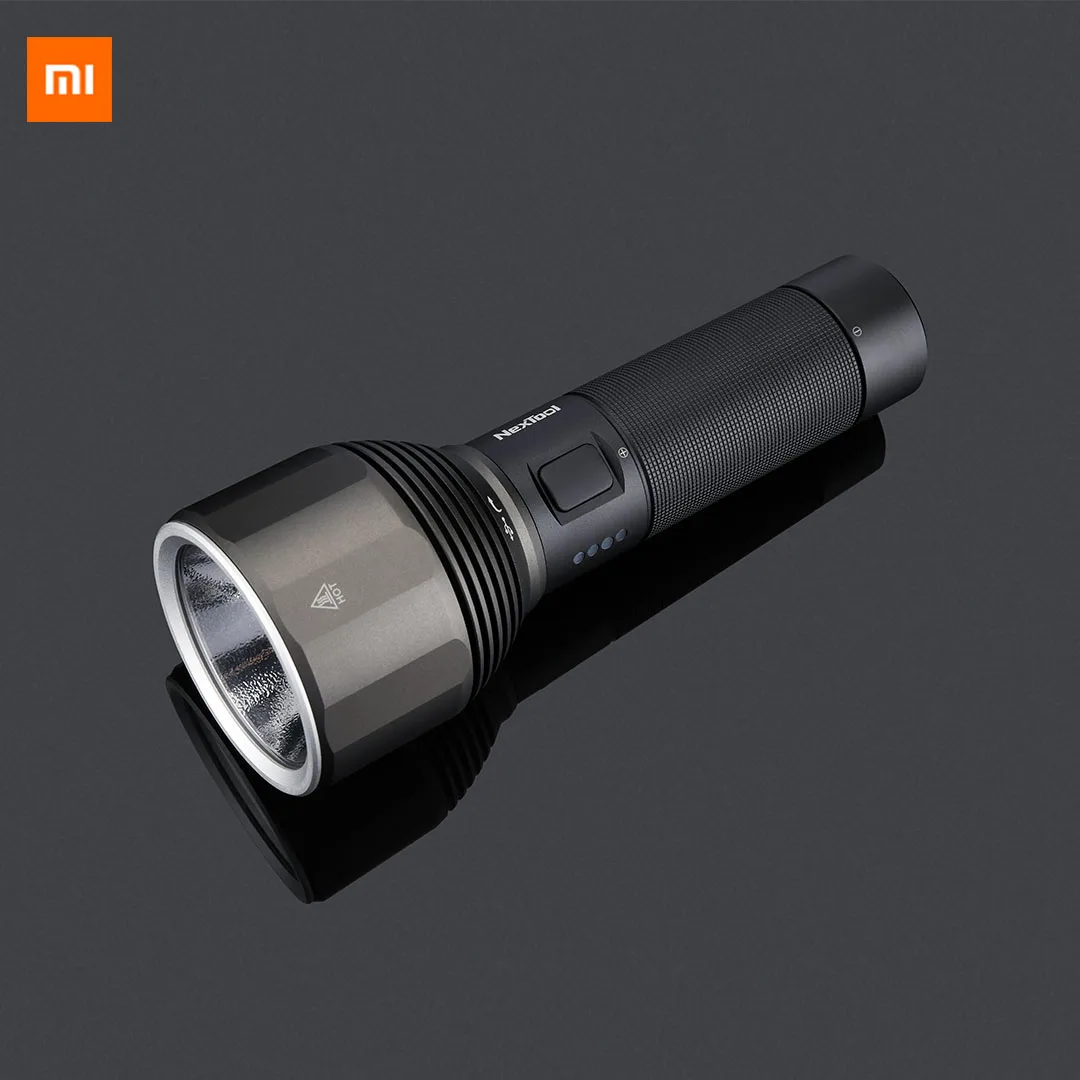 Xiaomi Mijia Youpin Nato открытый бликовый фонарик черный дальний IPX7 водонепроницаемый type-C Прямая зарядка - Цвет: Черный