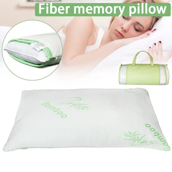 

High-quality company hypoallergenic bamboo fiber memory foam pillow (single/Nantong) bedding PAK55