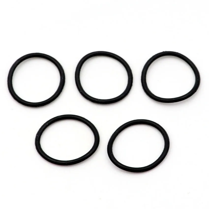 Rubber O Rings Silicone O Rings Keycap O Rings 10pcs 15-50mm x 1.5mm Flashlight Rubber Waterproof O-ring Seal
