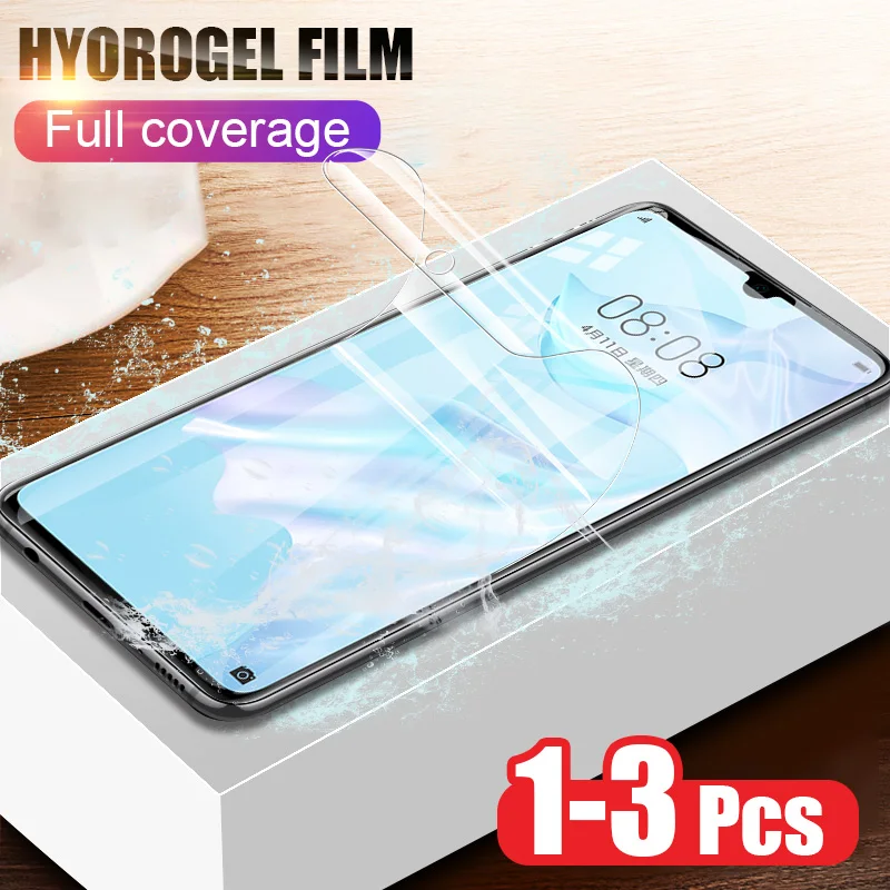 

25D 1-3Pcs Screen Protector Hydrogel Film For Huawei P30 P20 Pro P30 P20 LITE Protective Film For Huawei Mate 9 10 20 Pro Film
