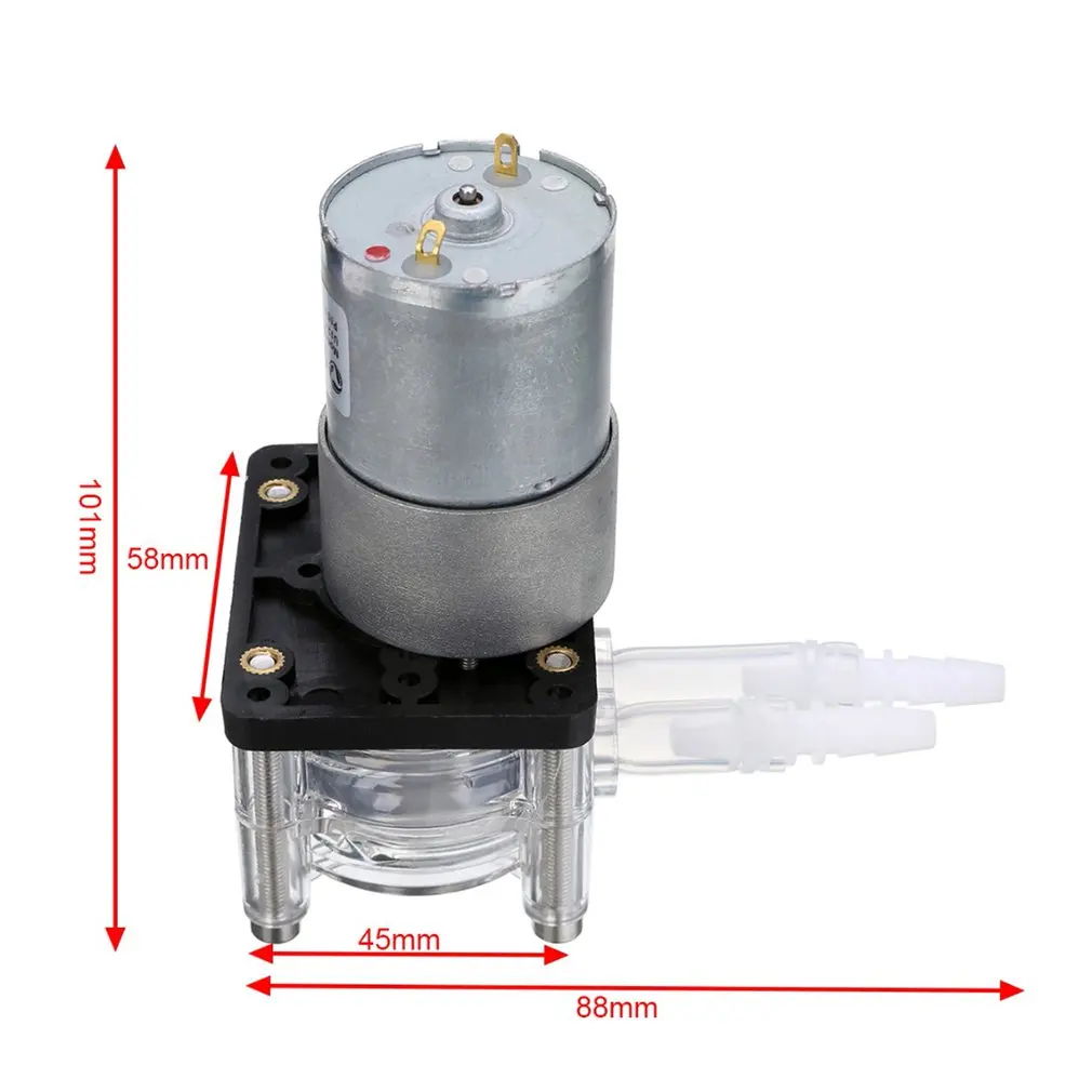 DC 12 V/24 V перистальтический насос большой поток дозирующий насос пластинчатый вакуумный насос сильное всасывание для аквариума лаборатории
